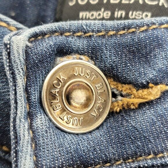 Just Black Women's Skinny Jeans Size 28 Medium Wash Blue Denim 27x27 - Picture 10 of 11